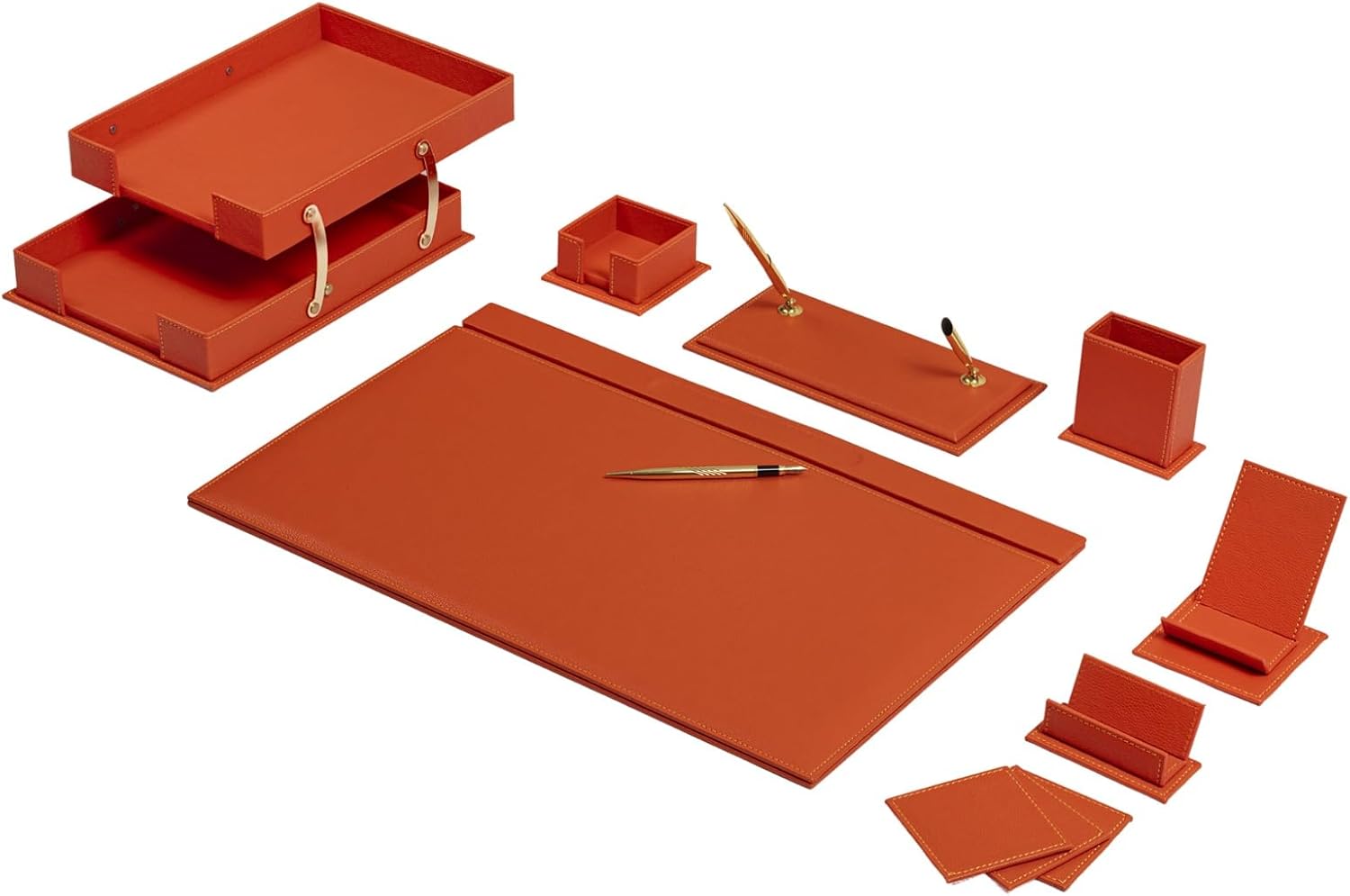 MOOG Classic Desk Organizer - Brown - 12 PCS